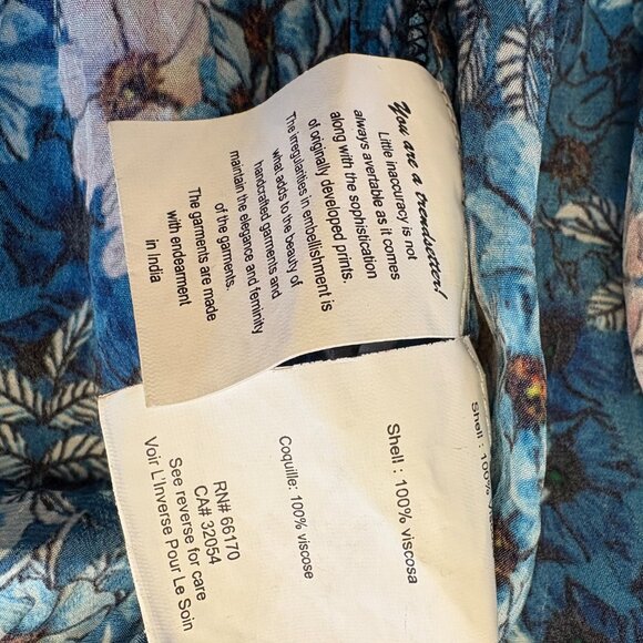 Anthropologie Bhanuni by Jyoti Tiered Colourful Maxi Skirt Size 0 - Picture 14 of 14